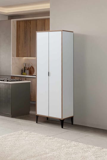 Olyros Garderob 65x190 cm - Vit - Förvaring - Skåp - Förvaringsskåp