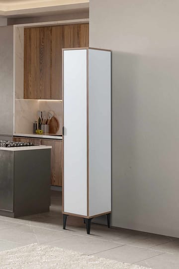 Olyros Högskåp 35x190 cm - Vit - Förvaring - Skåp - Förvaringsskåp