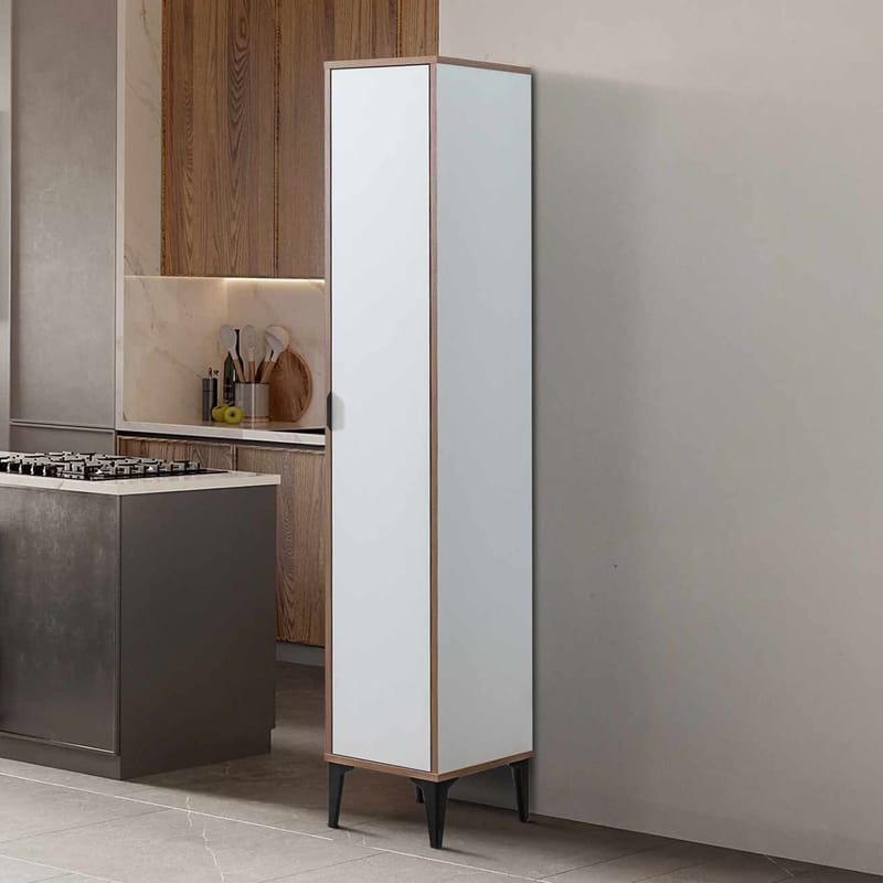 Olyros Högskåp 35x190 cm - Vit - Förvaring - Skåp - Förvaringsskåp