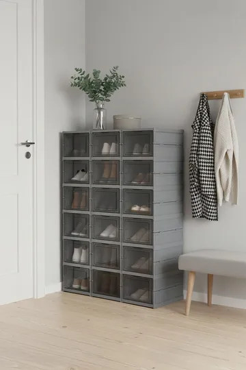 Overo Skoskåp 105 cm - Antracit - Förvaring - Skåp - Förvaringsskåp