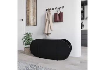 Pozy Skoskåp 110 cm - Svart - Förvaring - Skåp - Förvaringsskåp