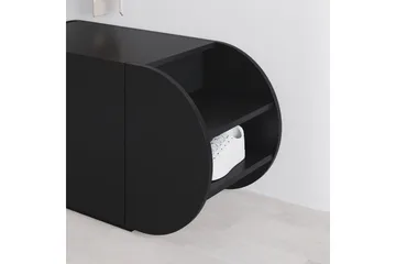 Pozy Skoskåp 110 cm - Svart - Förvaring - Skåp - Förvaringsskåp