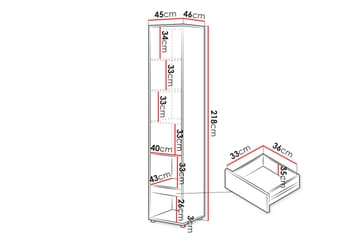 Rauk Highboard - Vit - Förvaring - Skåp - Förvaringsskåp