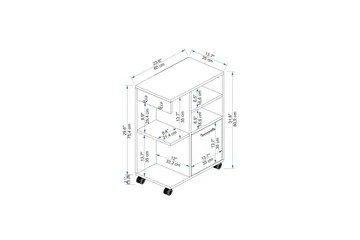 Rebus Skåpsbyrå - Vit - Förvaring - Förvaringsmöbler - Byrå - Hurts