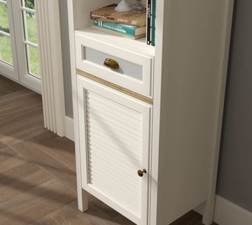 Rilena Multifunktionsskåp 60x194 cm - Crème, ek, grå - Förvaring - Skåp - Förvaringsskåp