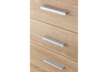 Rullkontejner Wohnling 4 lådor med hjul, förvaringsbricka, foliebelagd spånskiva, modern stil Sonoma - Sonoma - Förvaring - Förvaringsmöbler - Byrå - Hurts