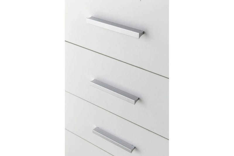 Rullkontejner Wohnling 4 lådor med hjul, förvaringsbricka, foliebelagd spånskiva, modern stil Vit - Vit - Förvaring - Förvaringsmöbler - Byrå - Hurts