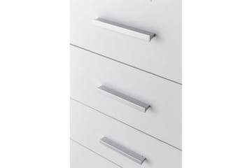 Rullkontejner Wohnling 4 lådor med hjul, förvaringsbricka, foliebelagd spånskiva, modern stil Vit - Vit - Förvaring - Skåp - Förvaringsskåp