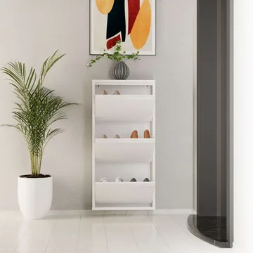 Rylanis Skoskåp 50x103 cm - Vit - Förvaring - Skåp - Förvaringsskåp