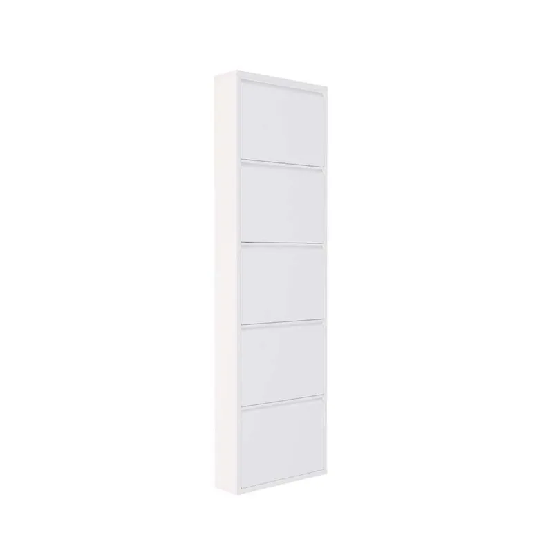 Rylanis Skoskåp 50x169 cm - Vit - Förvaring - Skåp - Förvaringsskåp