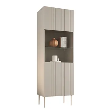 Rynlin Vitrinskåp 180 cm - Förvaring - Skåp - Vitrinskåp