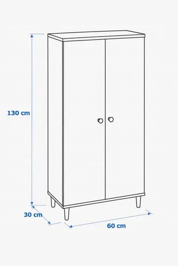 Ryrhyrdhonar Multifunktionsskåp 60x130x30 cm - Furu - Förvaring - Skåp - Förvaringssk åp