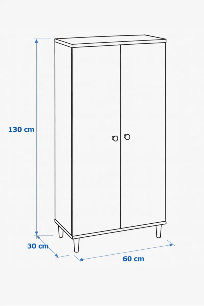 Ryrhyrdhonar Multifunktionsskåp 60x130x30 cm - Furu - Förvaring - Skåp - Förvaringsskåp
