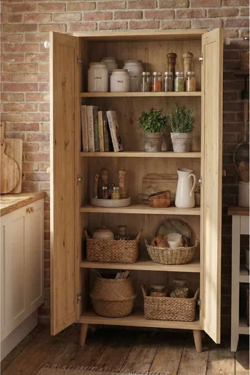 Ryrhyrdhonar Multifunktionsskåp 60x130x30 cm - Sapphire Oak - Förvaring - Skåp - Förvaringsskåp