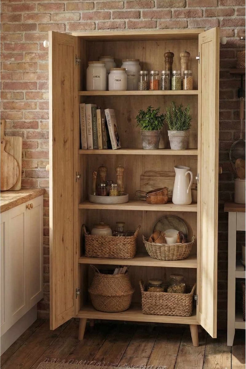 Ryrhyrdhonar Multifunktionsskåp 60x130x30 cm - Sapphire Oak - Förvaring - Skåp - Förvaringsskåp