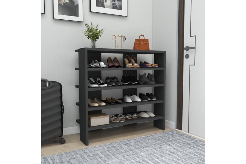 Sargel Skoskåp 75,6 cm - Antracit - Förvaring - Skåp - Förvaringsskåp