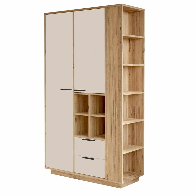 Sarnor Multifunktionsskåp 110x190x45 cm - Atlantic Pine - Förvaring - Skåp - Förvaringsskåp