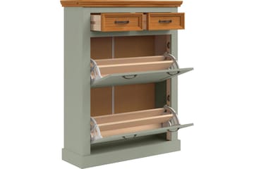 Selma Skoskåp 90x115 cm - Grön - Förvaring - Skåp - Förvaringsskåp