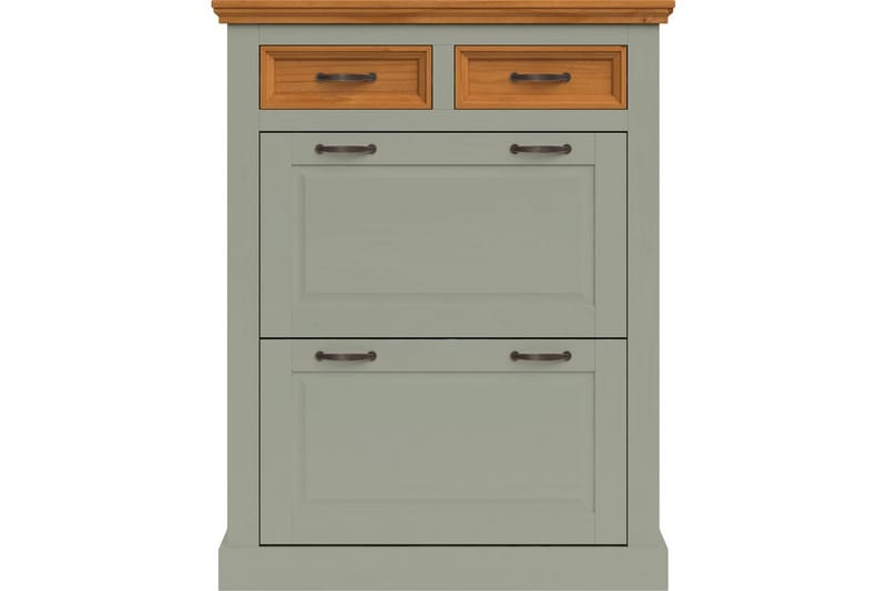 Selma Skoskåp 90x115 cm - Grön - Förvaring - Skåp - Förvaringsskåp