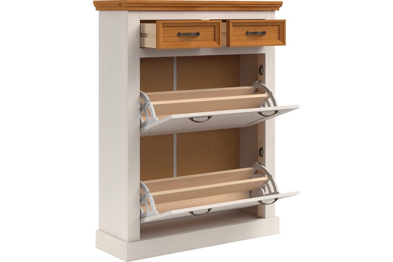 Selma Skoskåp 90x115 cm - Vit - Förvaring - Skåp - Förvaringsskåp