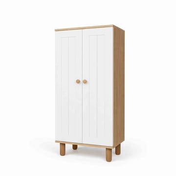 Seynor Multifunktionsskåp 60x129x37 cm - Vit och valnöt - Förvaring - Skåp - Förvaringsskåp