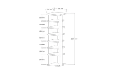Seynor Skoskåp 29,6 cm - Ek - Förvaring - Skåp - Förvaringsskåp