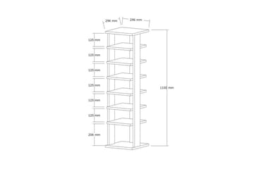 Seynor Skoskåp 29,6 cm - Valnöt - Förvaring - Skåp - Förvaringsskåp