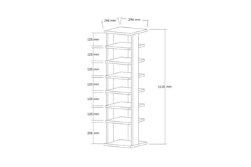 Seynor Skoskåp 29,6 cm - Valnöt - Förvaring - Skåp - Förvaringsskåp