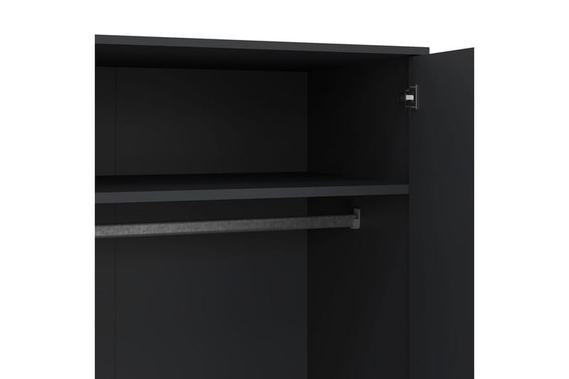 Shinta Garderobdsskåp 99x200 cm - Grå - Förvaring - Skåp - Förvaringsskåp