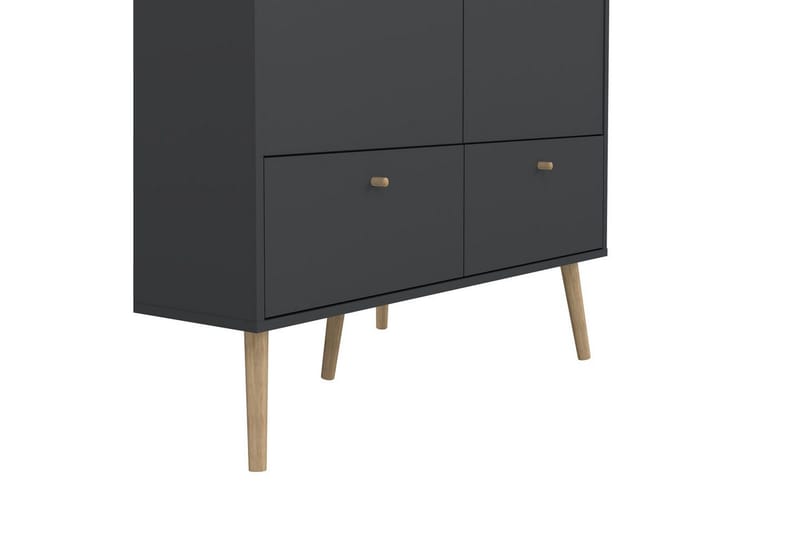 Shinta Garderobdsskåp 99x200 cm - Grå - Förvaring - Skåp - Förvaringsskåp