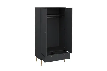 Shinta Garderobdsskåp 99x200 cm - Grå - Förvaring - Skåp - Förvaringsskåp