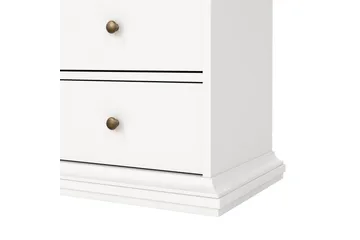 Shoiba Vitrinskåp 96x201 cm - Vit - Förvaring - Skåp - Vitrinskåp