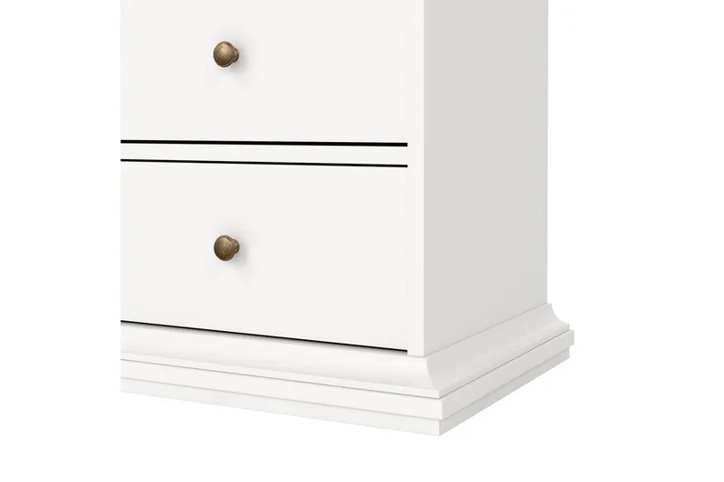 Shoiba Vitrinskåp 96x201 cm - Vit - Förvaring - Skåp - Vitrinskåp