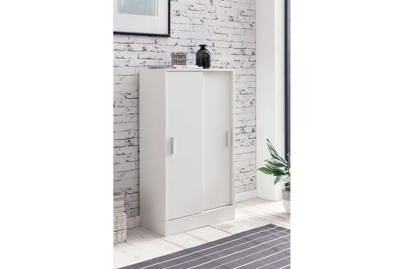 Sideboard Wohnling Melaminbelagd MDF-skjutdörrar Modern - Förvaring - Skåp - Förvaringsskåp