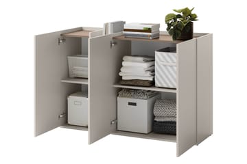 Sigmana Highboard - Ljusgrå/Beige - Förvaring - Skåp - Förvaringsskåp