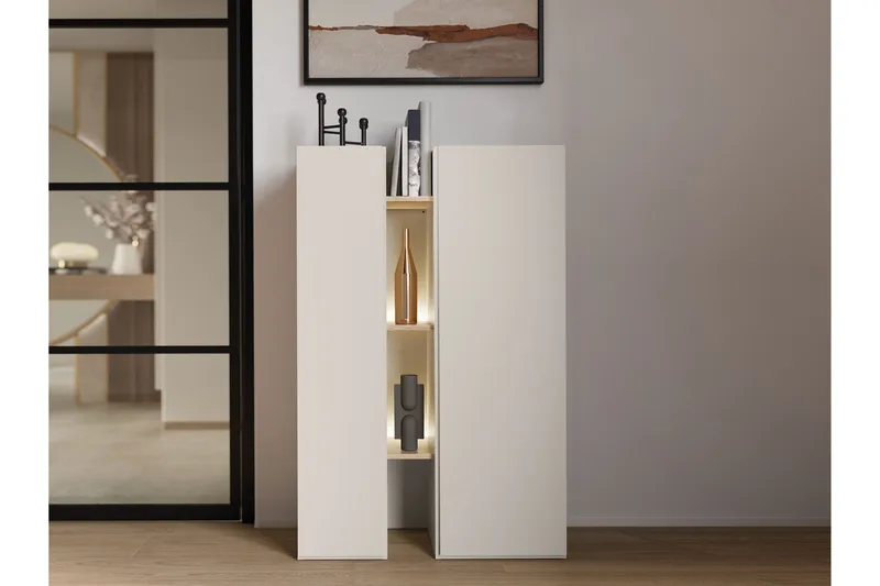 Sigmana Highboard - Vit - Förvaring - Skåp - Förvaringsskåp