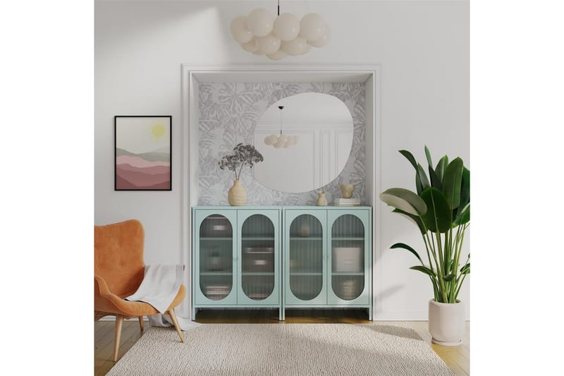 Skåp Luna 80x40x102 cm, Himmelsblå - 80x40x102 cm, Himmelsblå - Förvaring - Skåp - Förvaringsskåp - Säkerhetsskåp - Medicinskåp