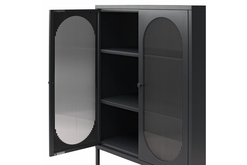 Skåp Luna 80x40x102 cm, Svart - 80x40x102 cm, Svart - Förvaring - Skåp - Förvaringsskåp - Säkerhetsskåp - Medicinskåp