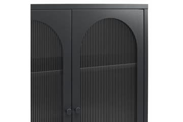 Skåp Luna 80x40x102 cm, Svart - 80x40x102 cm, Svart - Förvaring - Skåp - Förvaringsskåp - Säkerhetsskåp - Medicinskåp