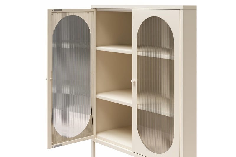Skåp Luna 80x40x102 cm, Pergament - 80x40x102 cm, Pergament - Förvaring - Skåp - Förvaringsskåp - Säkerhetsskåp - Medicinskåp