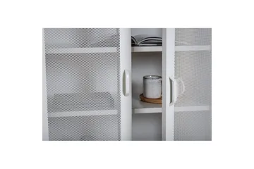 Skåp Misha - Vit, 40x80x102 - Förvaring - Skåp - Förvaringsskåp