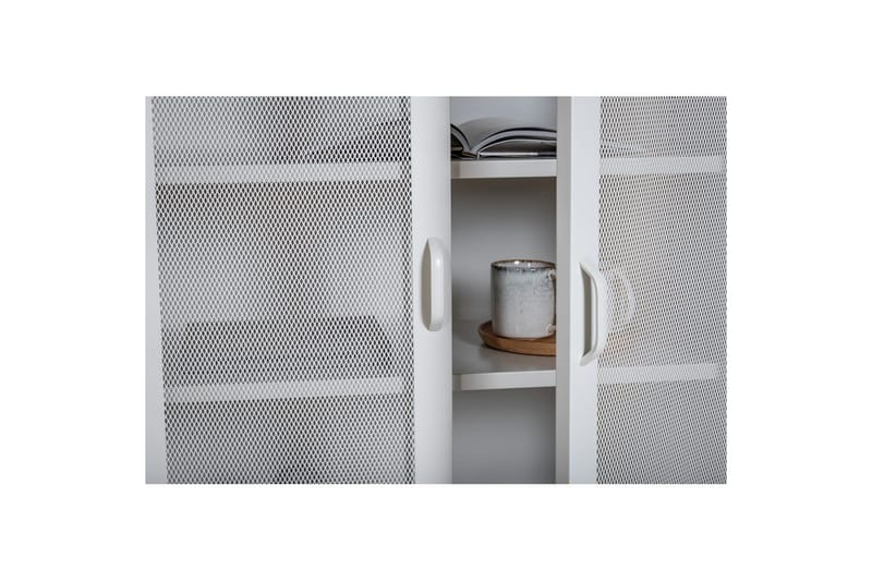 Skåp Misha - Vit, 40x80x102 - Förvaring - Skåp - Förvaringsskåp