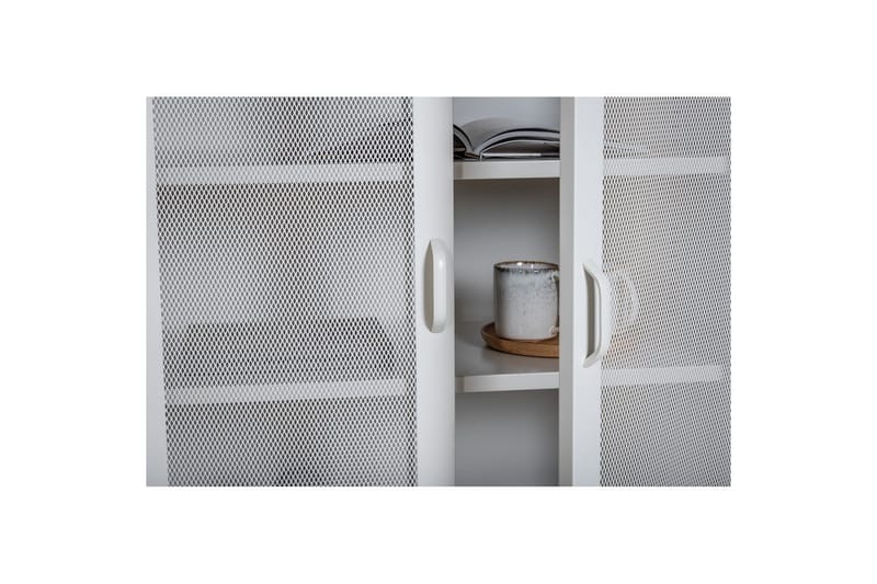 Skåp Misha - Vit, 40x80x102 - Förvaring - Skåp - Förvaringsskåp