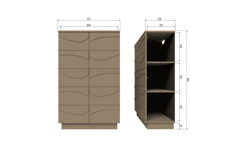 Skåp Teo - Förvaring - Skåp - Förvaringsskåp