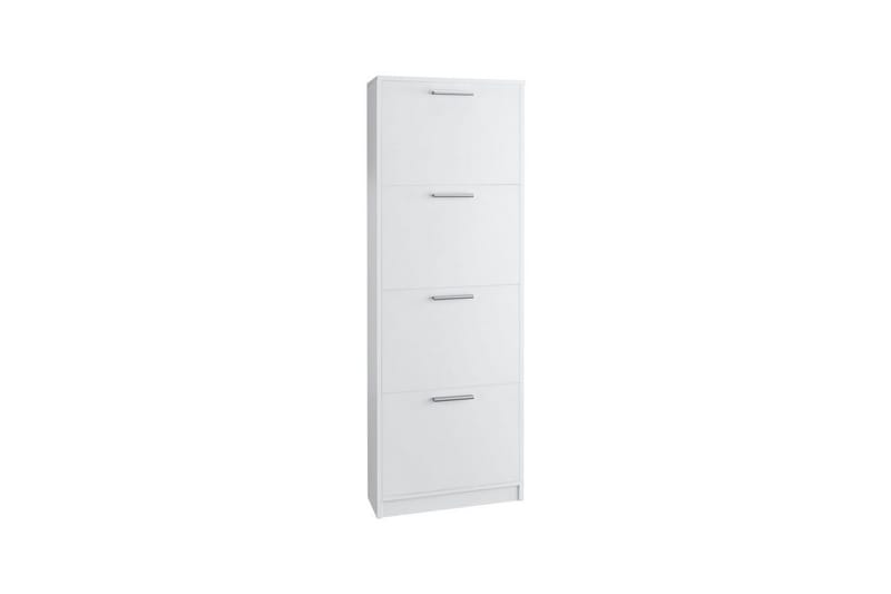 Skoförvaring Bill 55x21x157 cm, Vit - 55x21x157 cm, Vit - Förvaring - Skåp - Förvaringsskåp