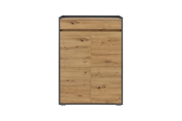 Skoförvaring Kosmo Antracit/Ek - Antracit/Ek - Förvaring - Skåp - Förvaringsskåp