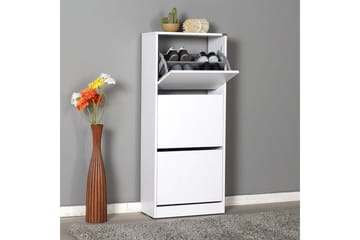 Skoskåp 51x119 cm - Vit - Förvaring - Skåp - Förvaringsskåp