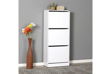 Skoskåp 51x119 cm - Vit - Förvaring - Skåp - Förvaringsskåp