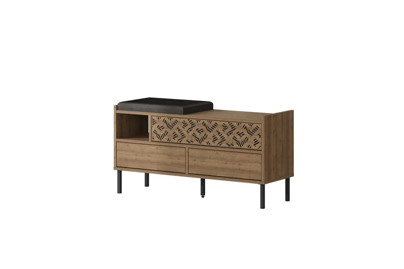 Skoskåp Heaton 111 cm, Brun