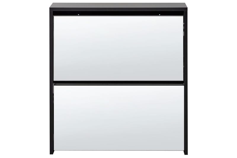 Skoskåp Midfield Svart, Silver, 63x17x67 cm - Svart, Silver, 63x17x67 cm - Förvaring - Skåp - Förvaringsskåp